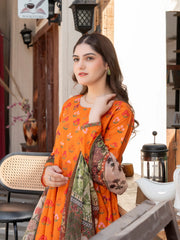 Gul-Afshan Printed 2 Pc