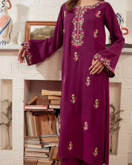 Rosebud Embroidered 2 PC